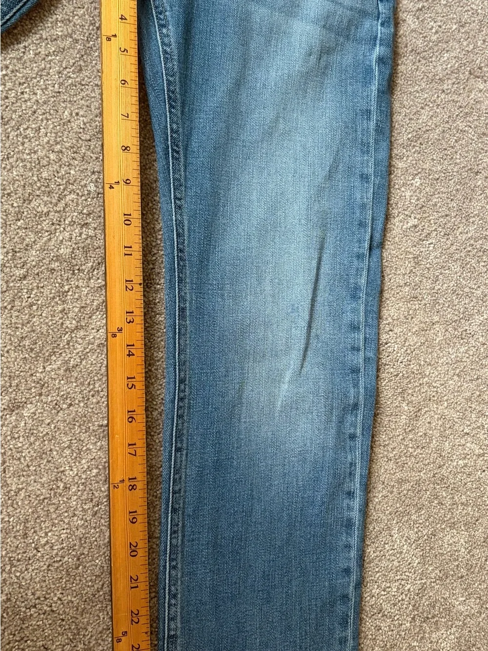 Peter Millar Crown Crafted Jeans Mens 30x30*Blue Stonewashed Tailored Fit Denim